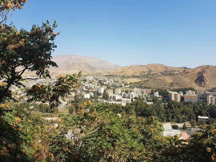 Escena de viaje en Karaj